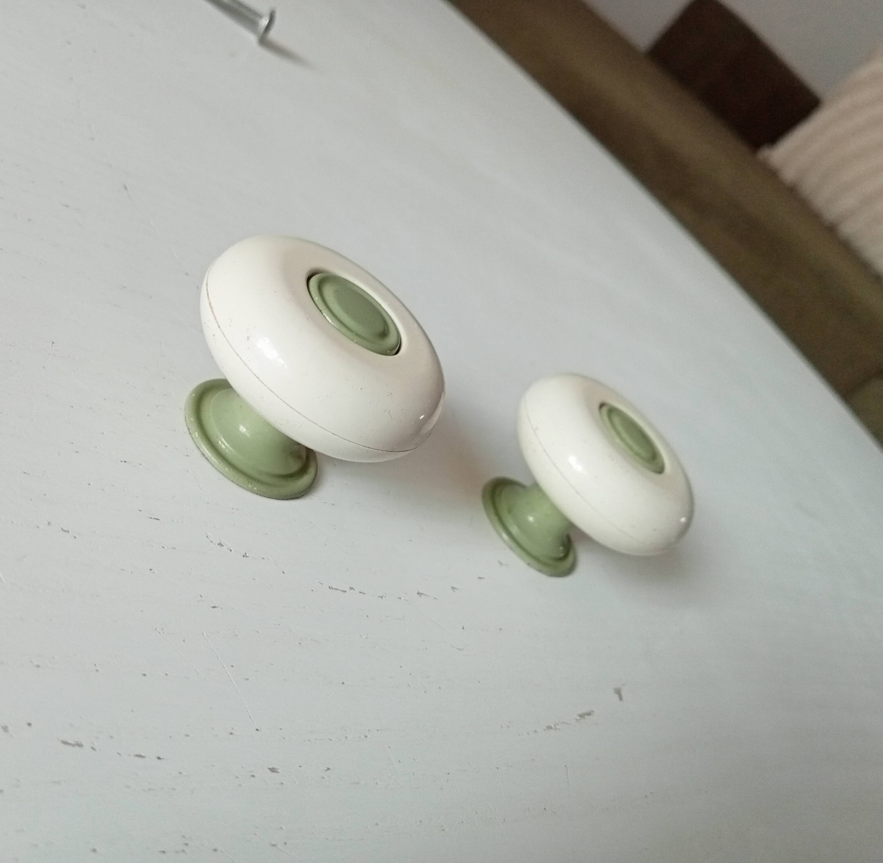 Pair of vintage furniture handles from the 70s/80s