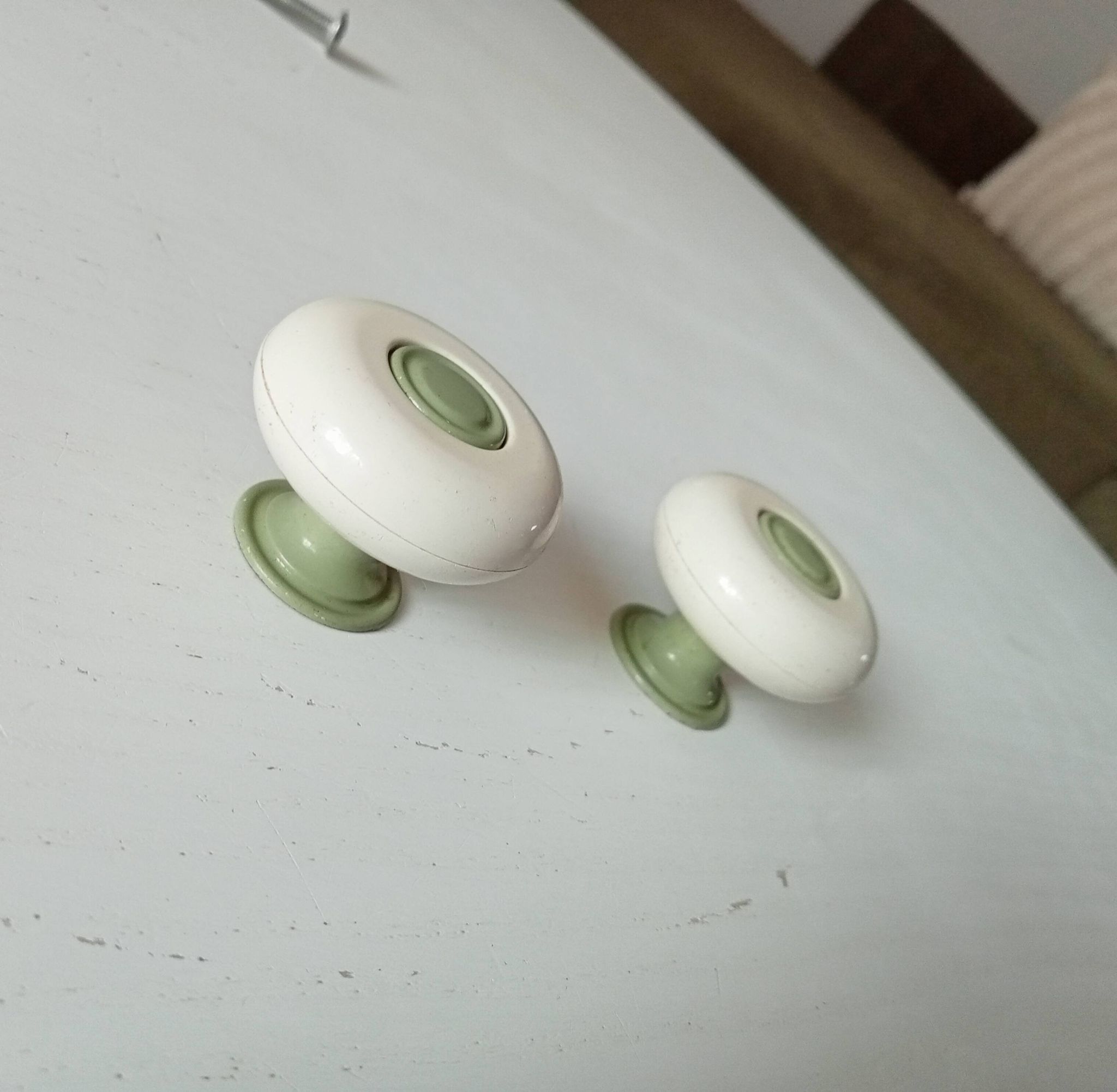 Pair of vintage furniture handles from the 70s/80s