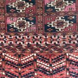 Tapis ancien Selle Tékké Boukhara fait main 64X107 CM