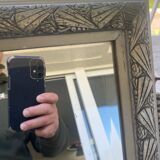 Antique art deco mirror from the 1930s