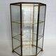 Small glass shelf on feet