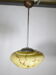 Art Deco Opaline Glass Ceiling Lamp, 1920s–1930s