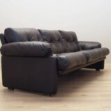 Leather living room set, Italian design, 1960s, manufacturer: B&B Italia