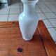 Vase in opaline hand-decorated