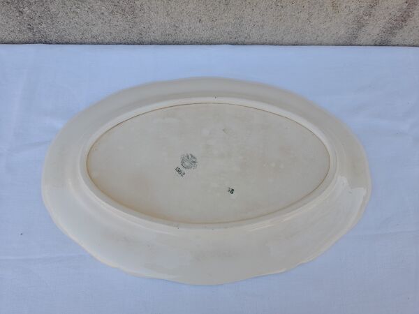 Plat ovale en faïence Villeroy & Boch modèle 1562 L  45,5 cm