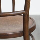 Bistro chair with carved seat