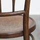 Chaise de bistrot avec assise sculptée