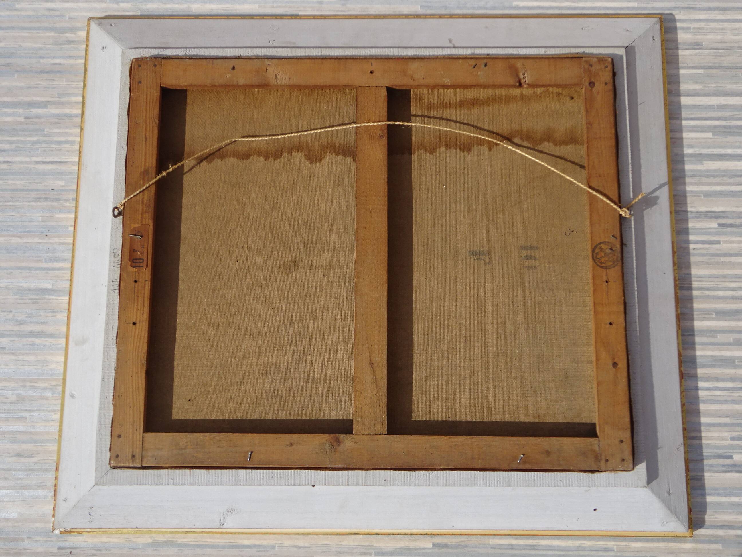 Ancienne peinture, calanques Méditerranée