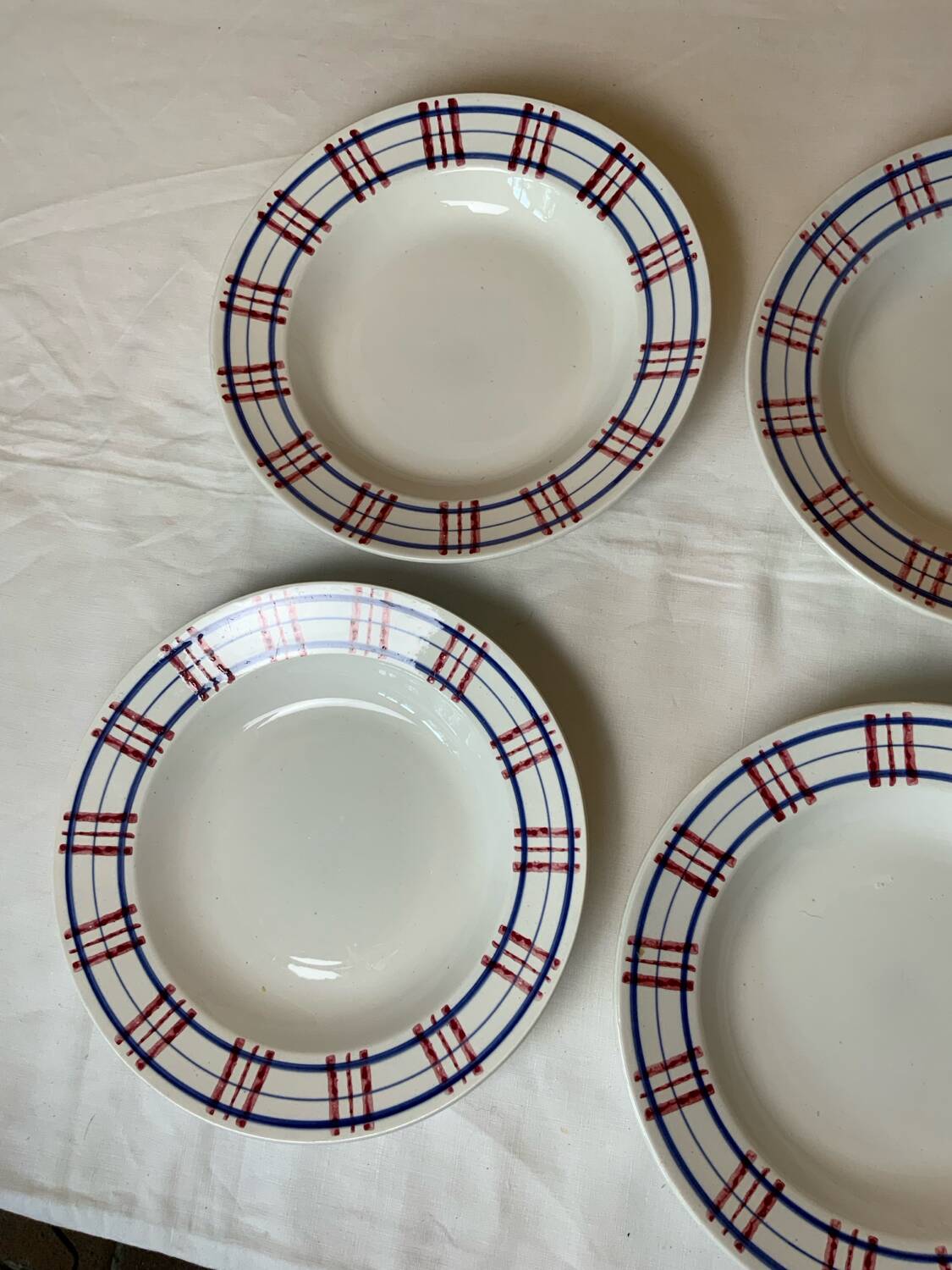 Old soup plates
