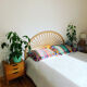Lot de deux housses de coussin multicolore