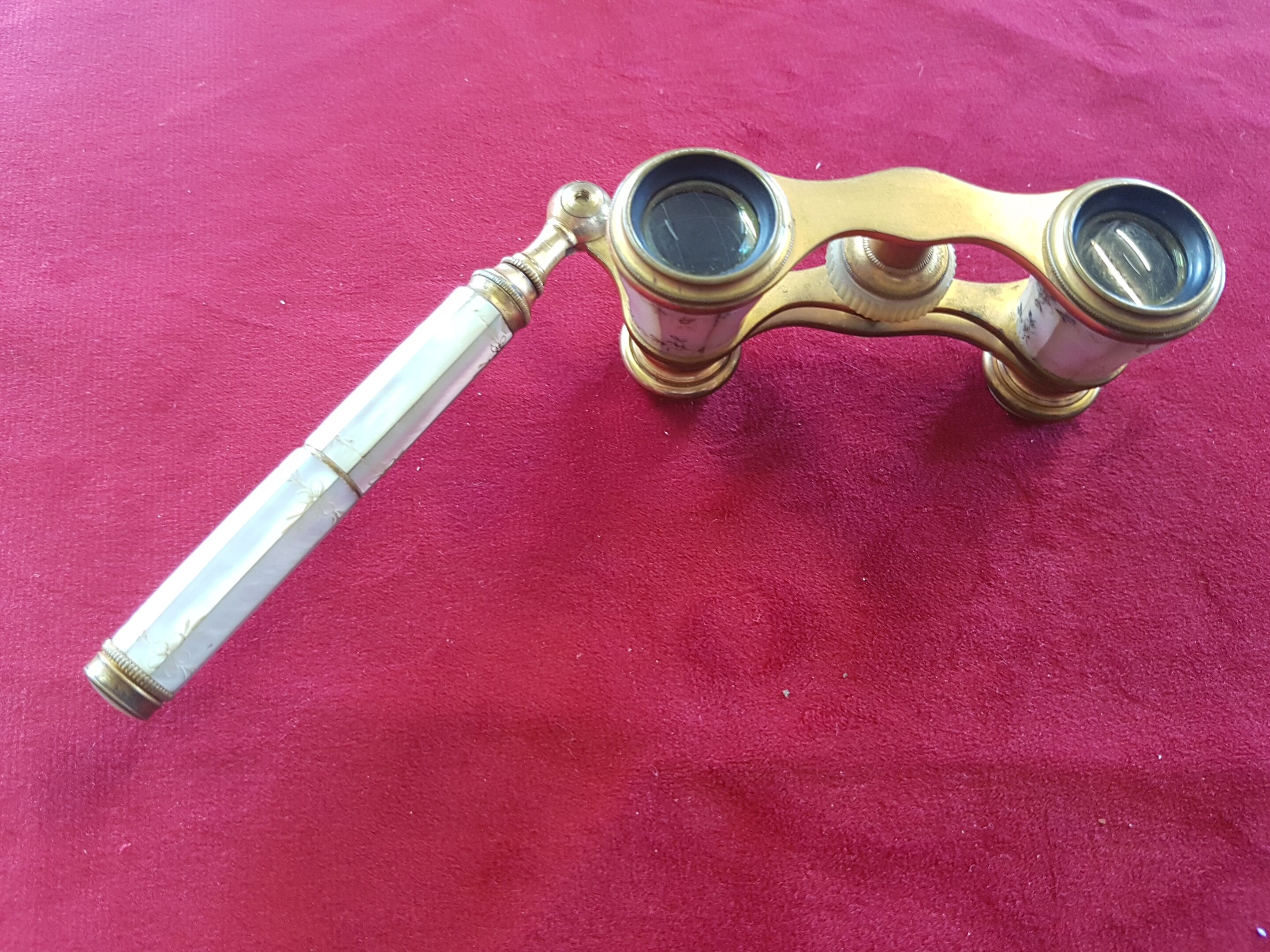 Theatre twins with handle, Napoléon III era
