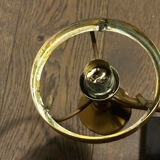 Double lamp fixture in brass, neo-classical style from the 1950s.