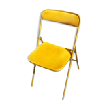 Vintage velvet Souvignet chair