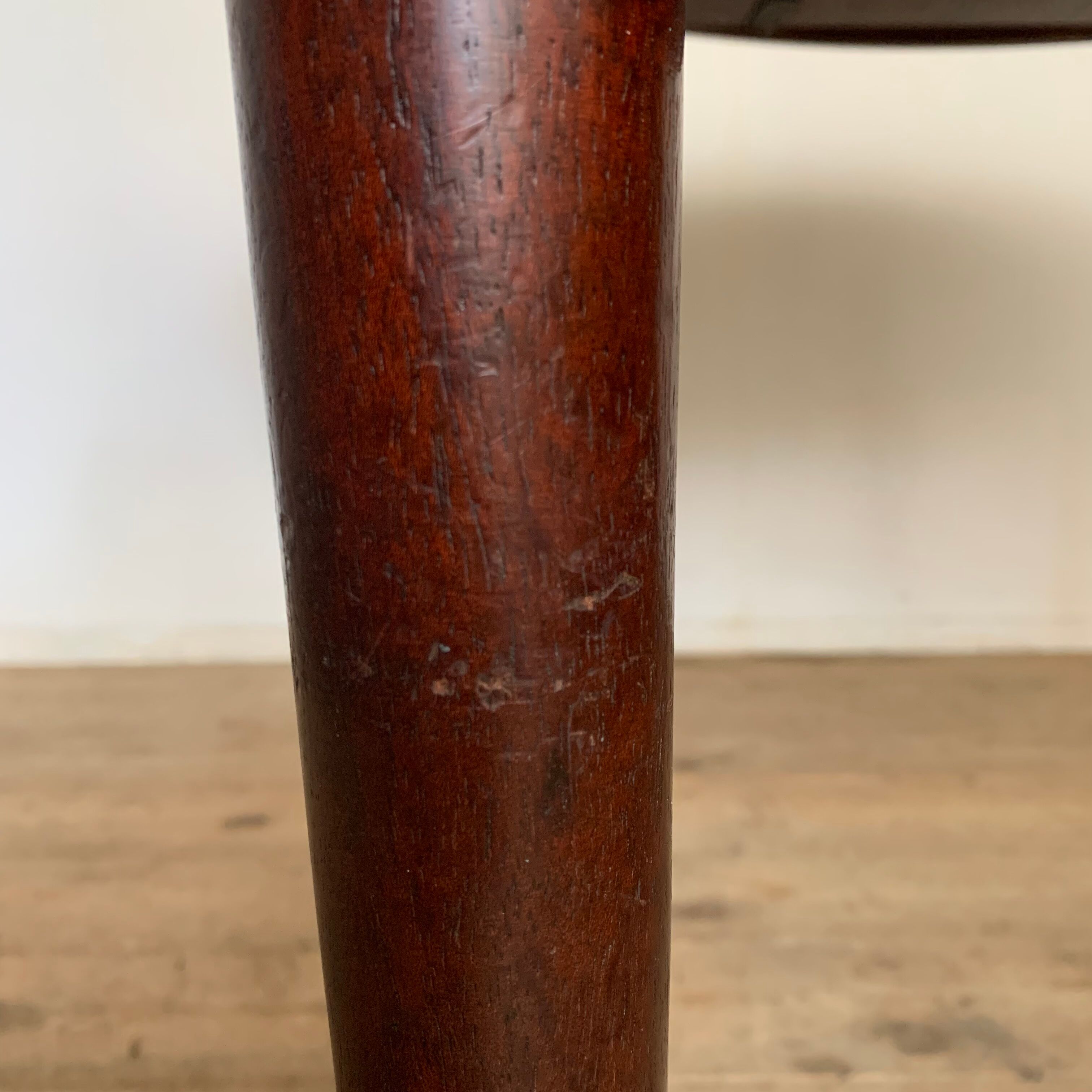 Vintage Scandinavian round table in Rio rosewood