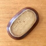 Vintage brown Dutch ceramic dish