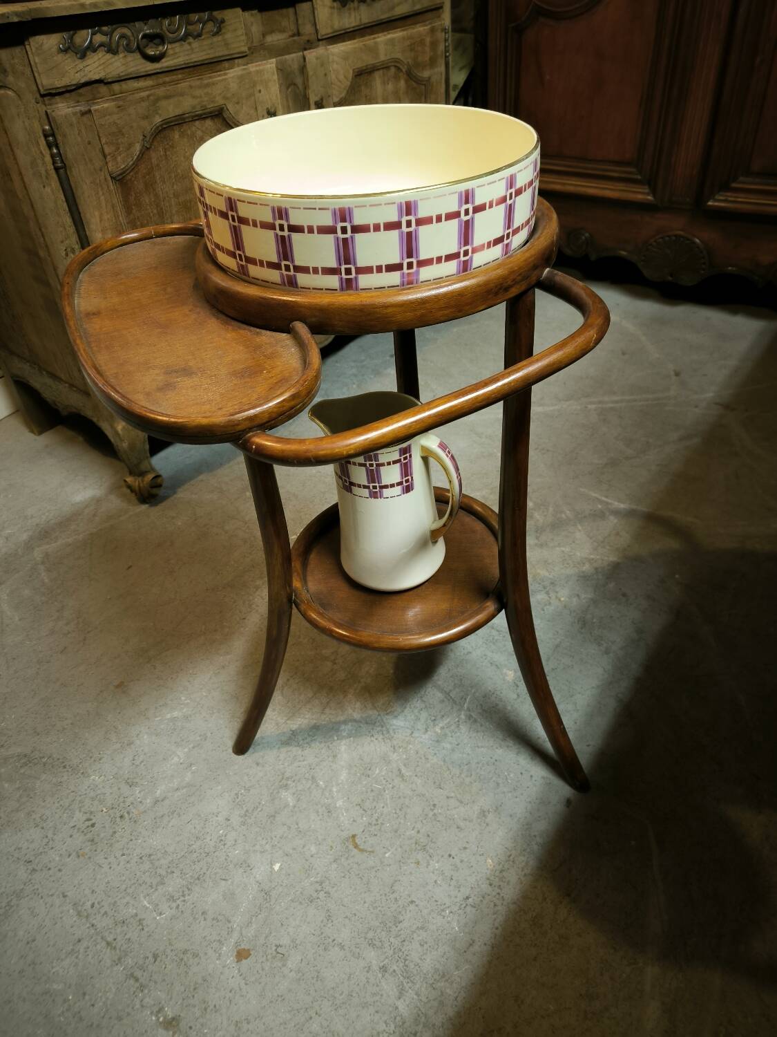 Tripod dressing table circa 1890
