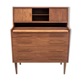 Secrétaire en teck, Danemark, années 1960