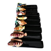 Vintage fish slip knife holders