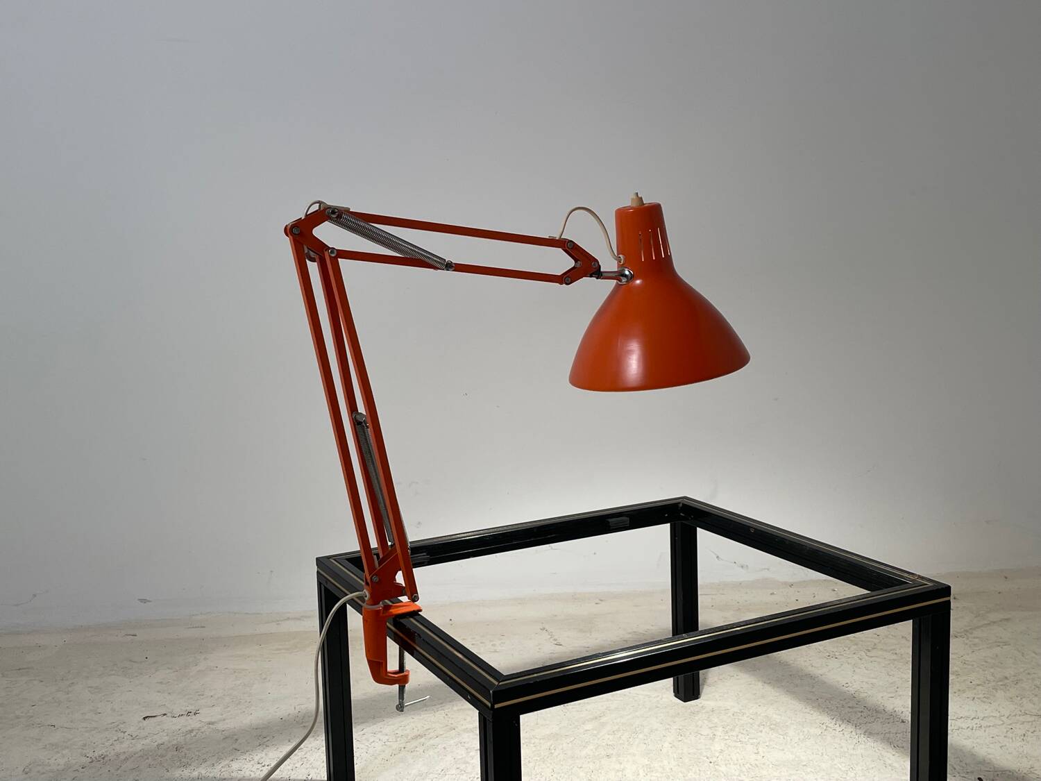 Luxo Regent lamp 1960 orange