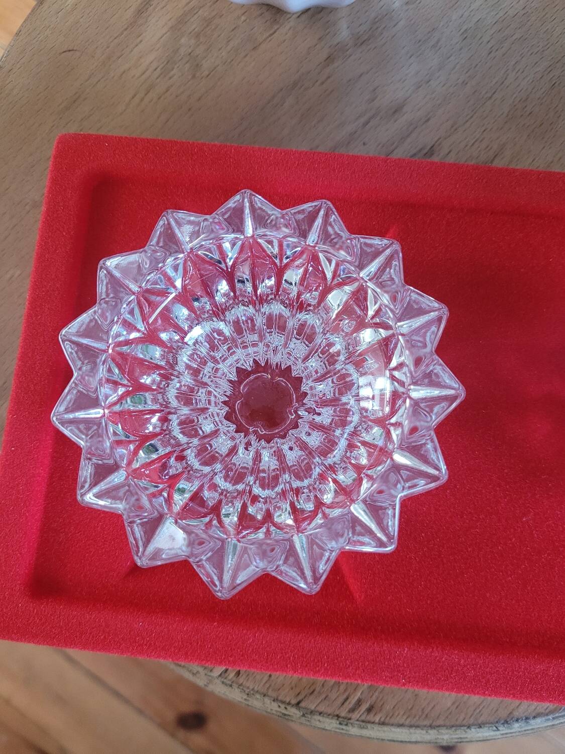 Two Cheverny candle holders by Cristal d’Arques