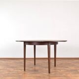 Table à manger extensible en chêne polonais du milieu du siècle, années 1960.