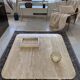 Square coffee table 100% Roman Travertine