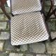 Series of 4 chairs Baumann sled in rosewood
