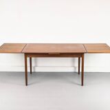 Danish Extendable Teak Dining Table by Ansager Møbler, 1960s