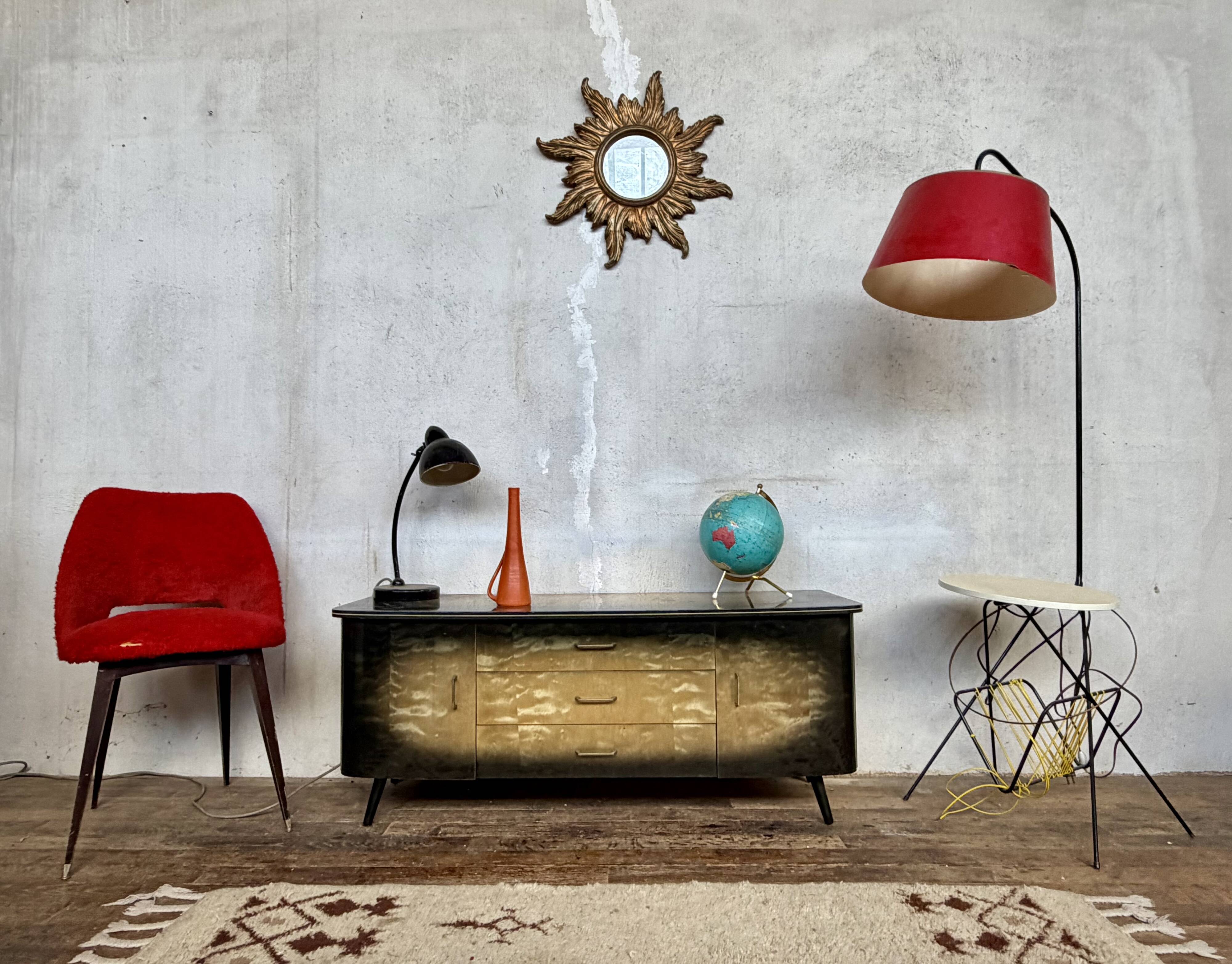Vintage two-tone sideboard TV unit