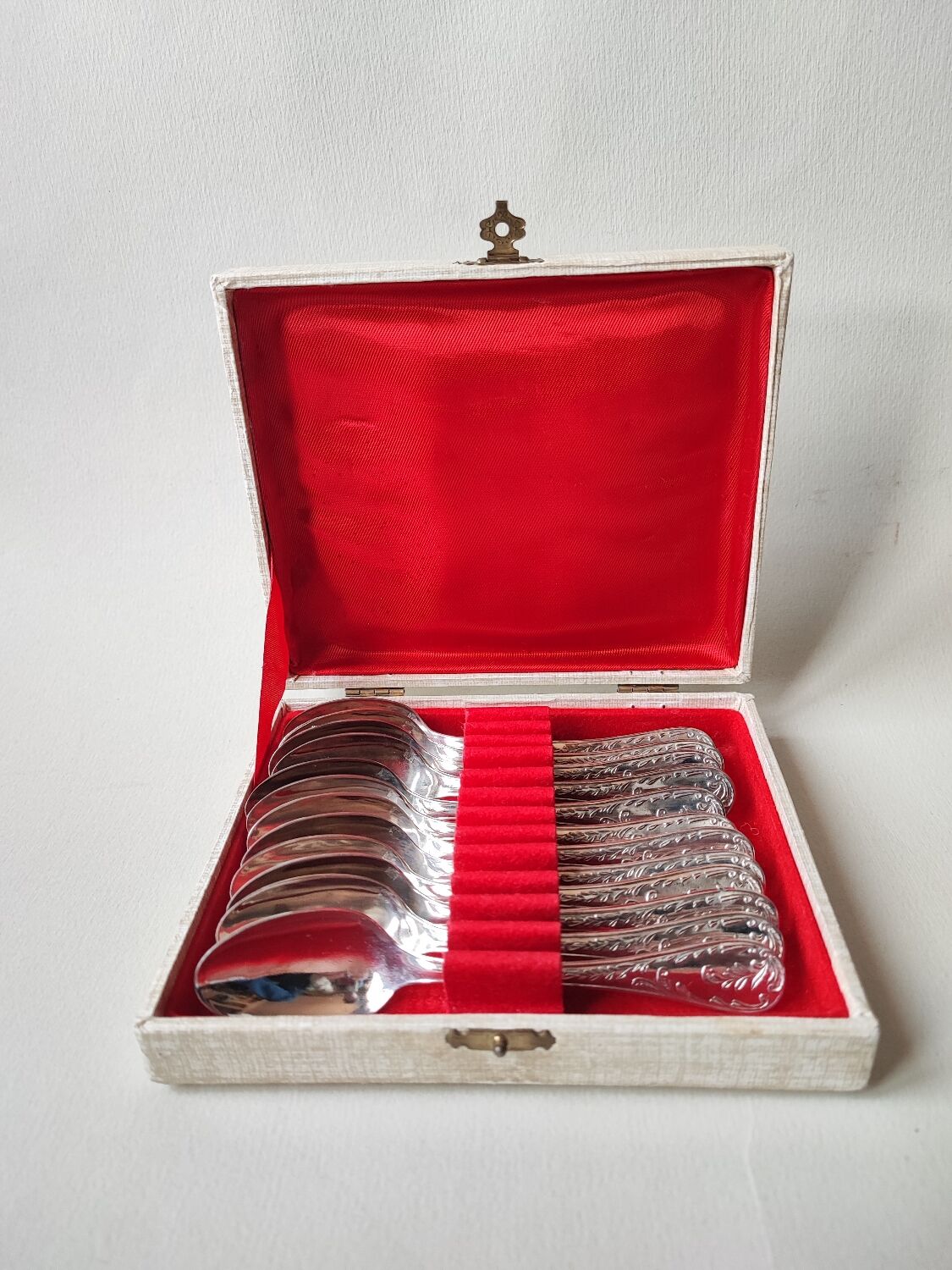 Silver plated teaspoons