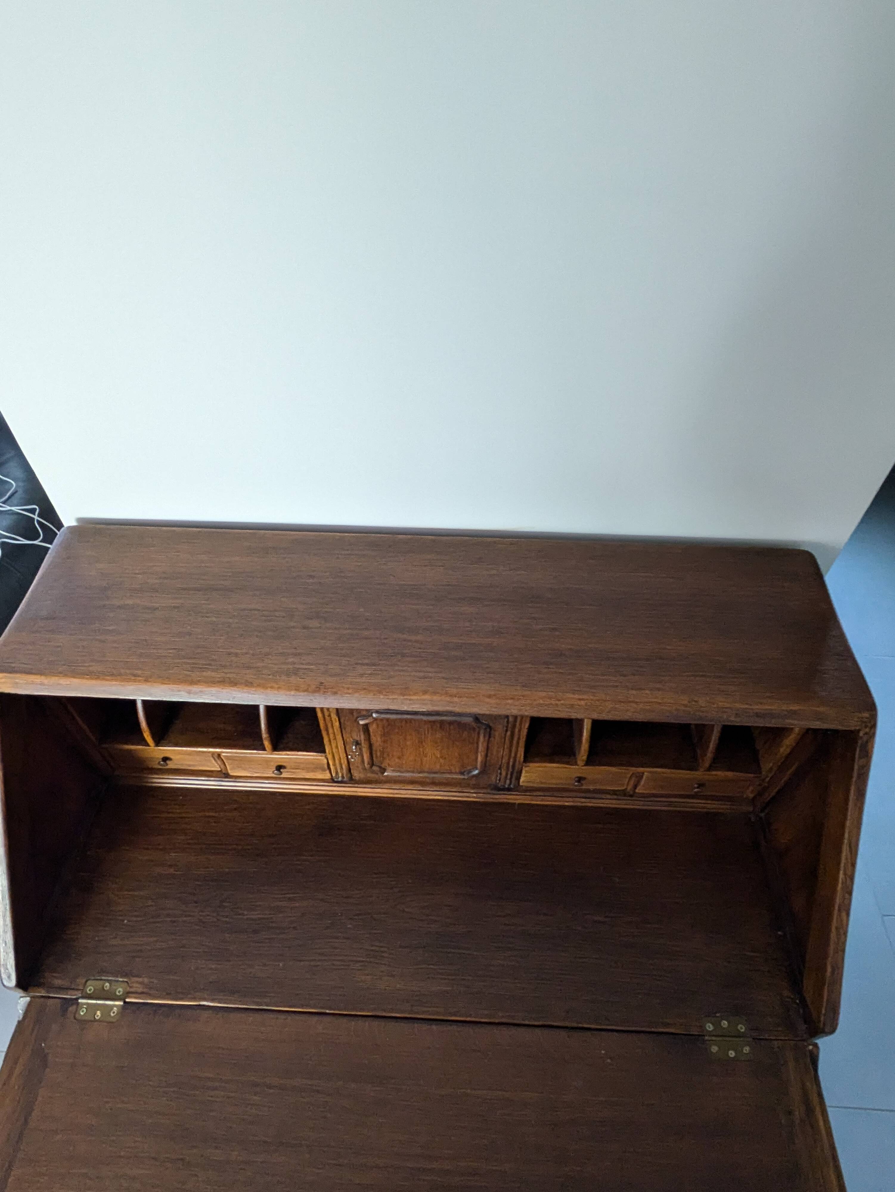 Solid wood secretary