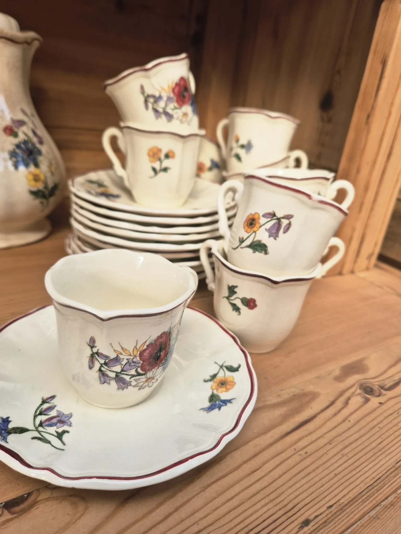 Complete tea and coffee service Sarreguemines