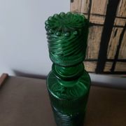 Italian vintage glass bottle