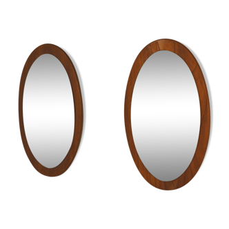 Paire de miroirs scandinaves - 57 x 37 cm