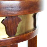 Tabouret secession viennoise avec six pieds 1910s