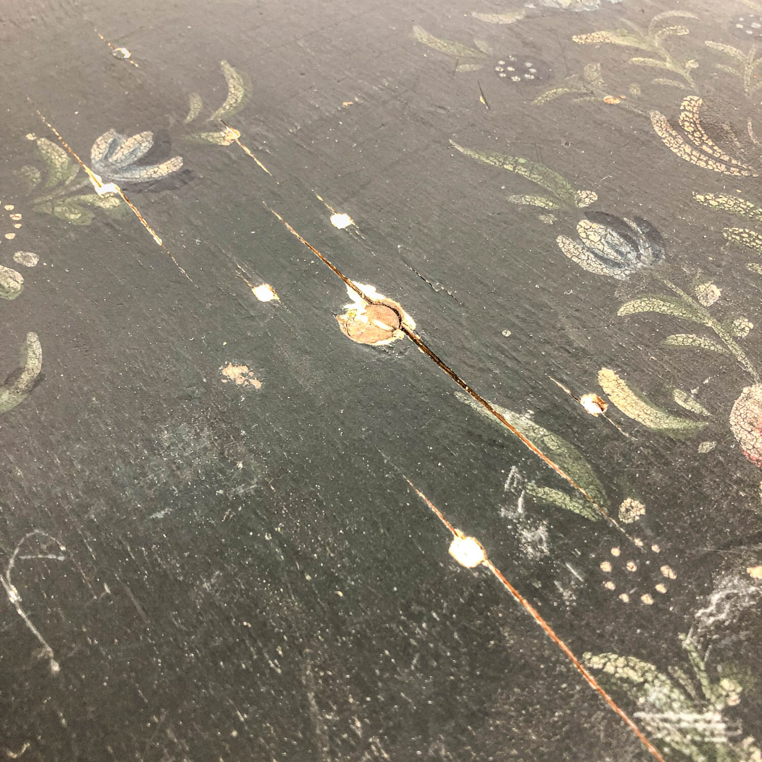 Dutch antique Hindeloopen table 18th century