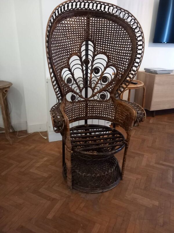 Fauteuil Emmanuelle vintage