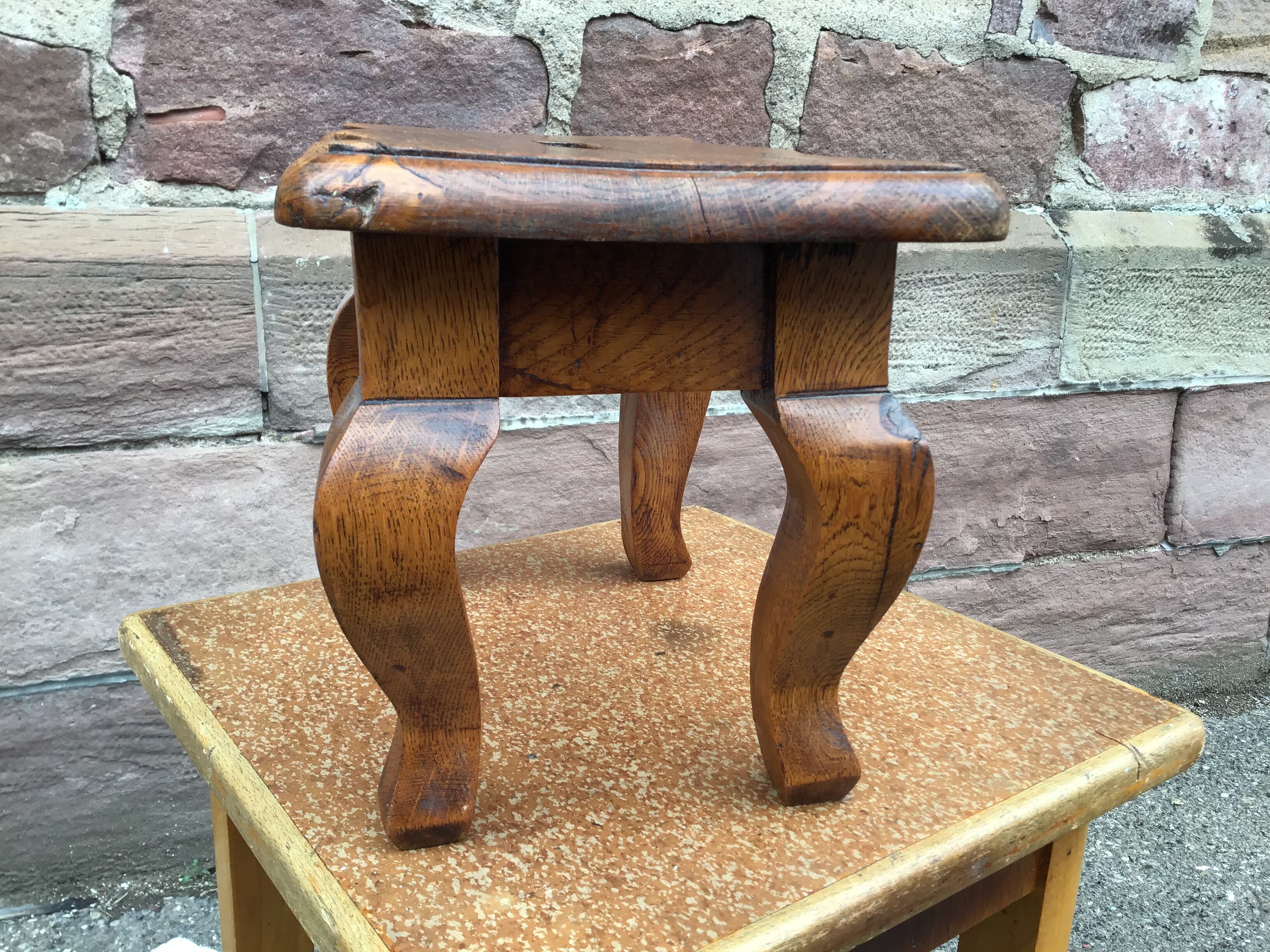 Tabouret Louis XV chêne