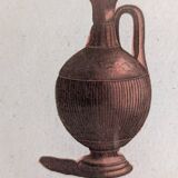 Ancient antique pottery engraving