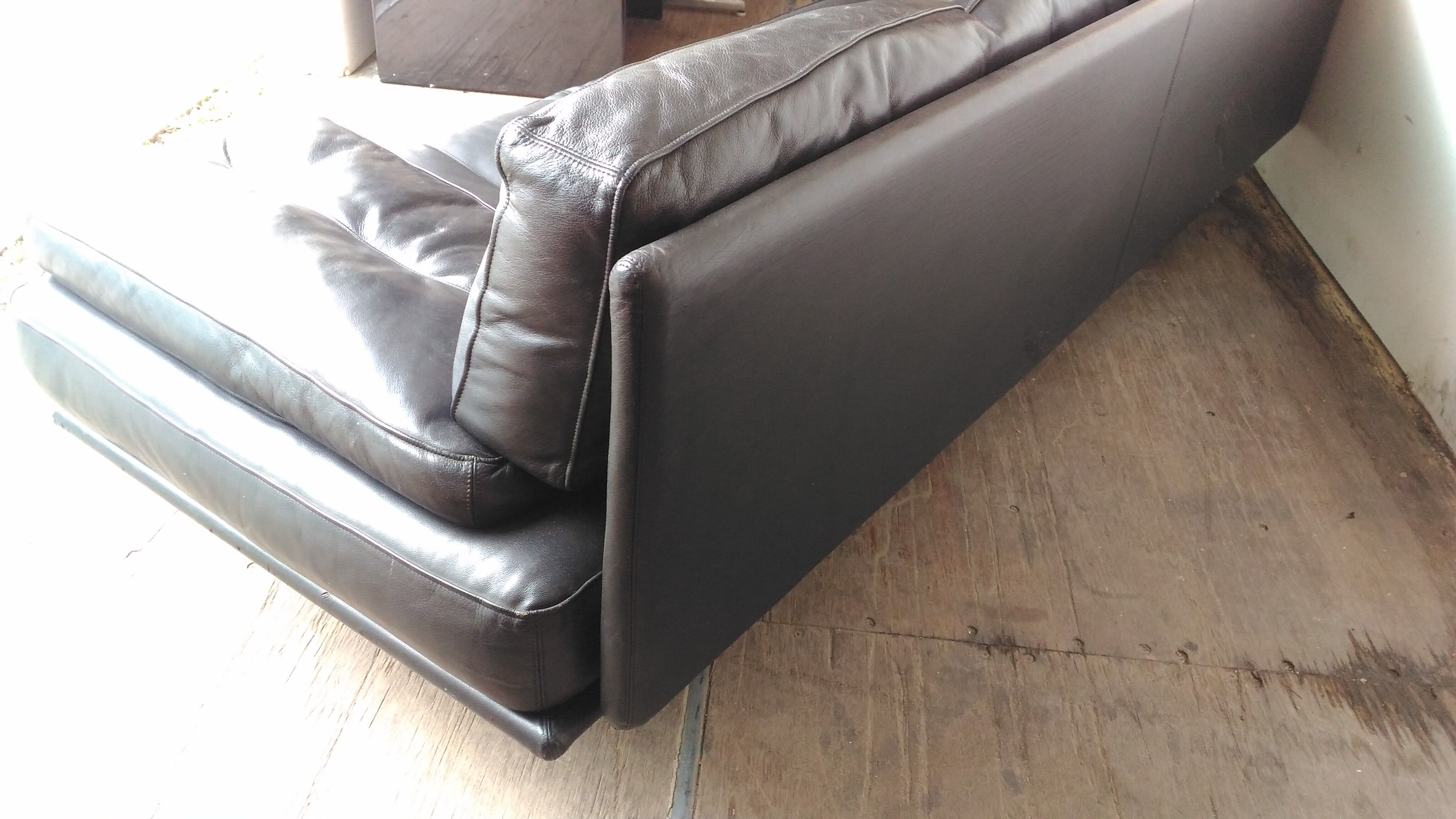 Leather sofa "milano" by de pas Urbino and Lomazzi for Zanotta