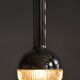 Mid-Century Chandelier in Chrome, Steel and Glass, Rewired, Italy, 1960s
