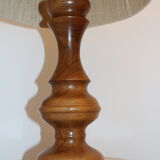 Wood lamp with rope shade 640mm