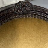 Old-fashioned secretary desk and chair set.