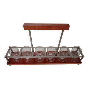 Présentoir verres à liqueur art déco