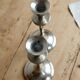 Pair of vintage silver-plated candlesticks