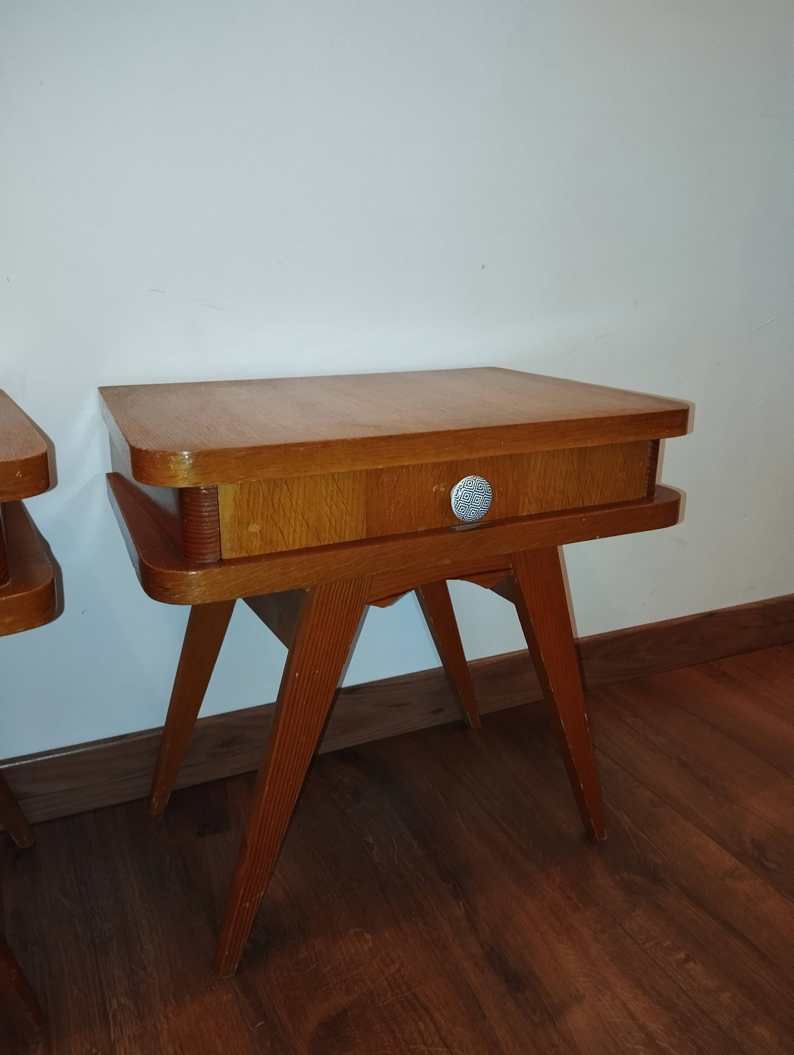 Vintage bedside duo