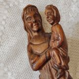 Virgin and Child Wood