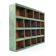 Wooden workshop furniture with 19 bins