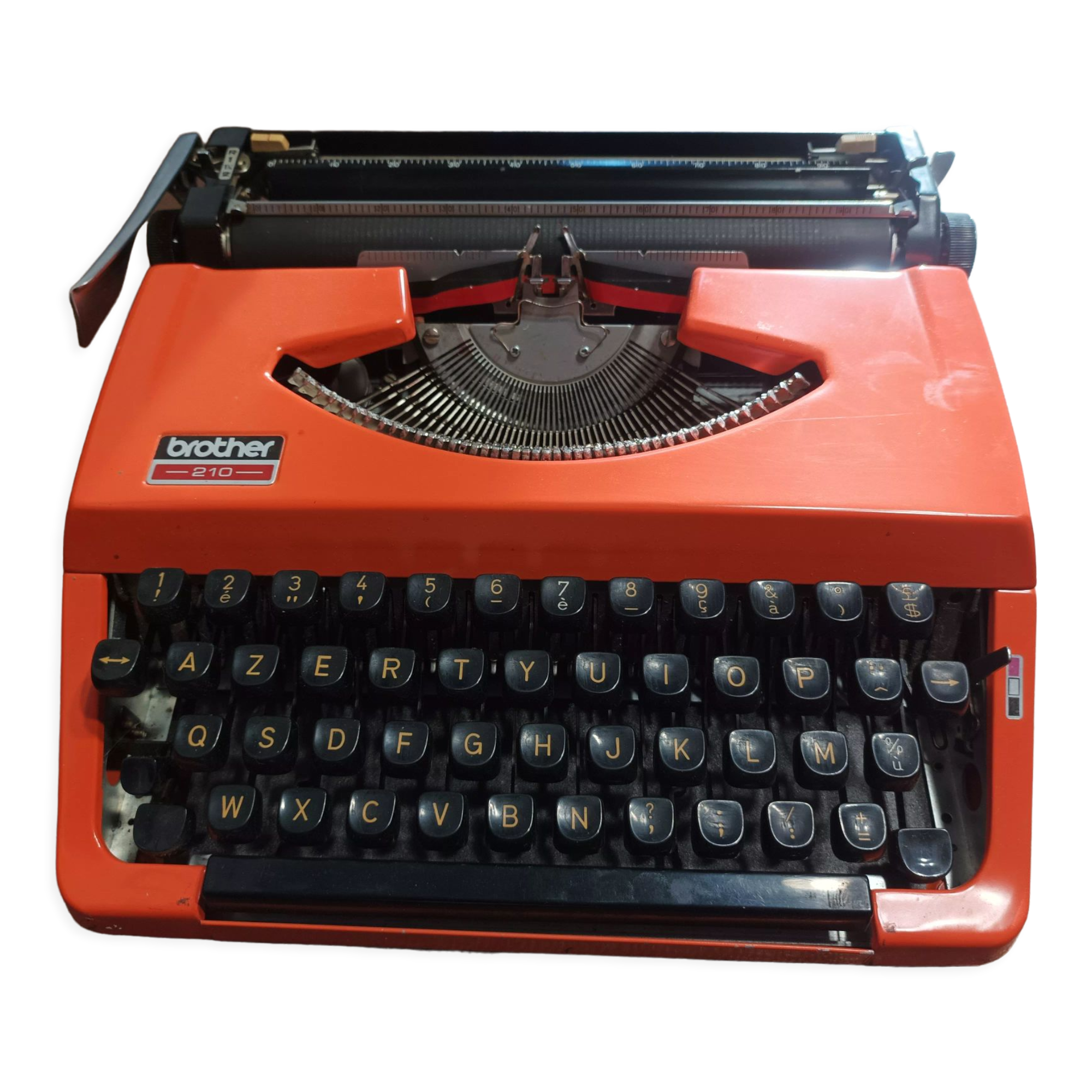 Orange Brother 210 typewriter (missing Logo)