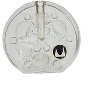Solitaire vase, clear glass, designed by H. Düsterhaus, Walther Glas, Germa